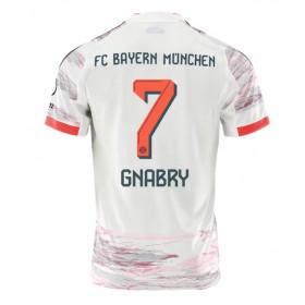 Pánské fotbalový oblečení Bayern Munich Serge Gnabry #7 Venkovní košile 2025-26 Krátkým Rukávem